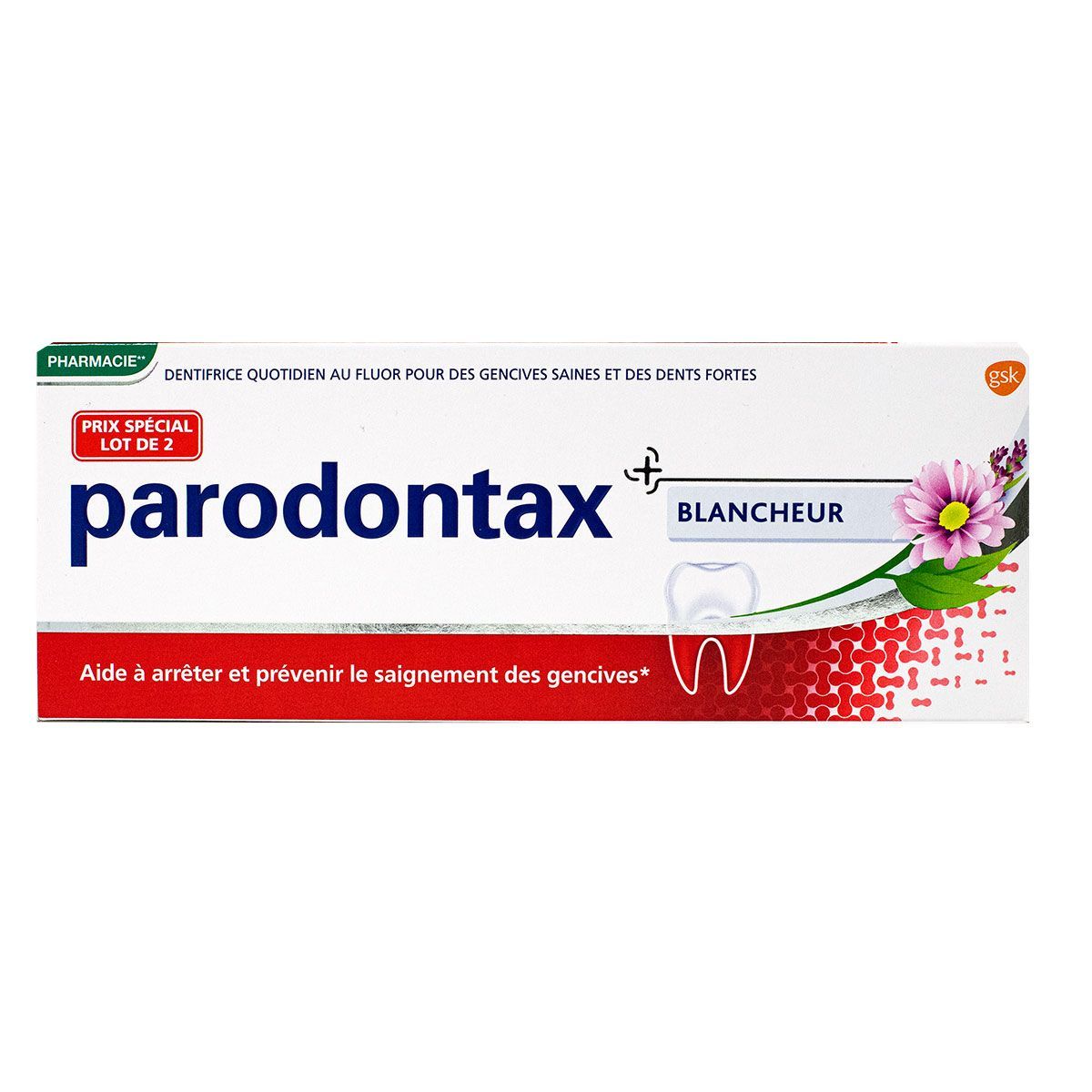PARODONTAX - DENTIFRICE BLANCHEUR 2x75ML_3094904501173