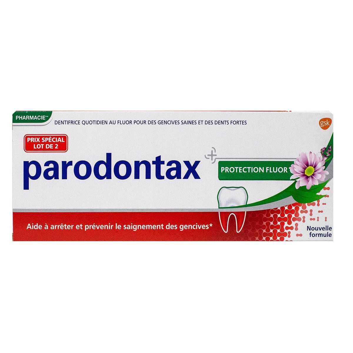 PARODONTAX - DENTIFRICE GEL FLUOR  2x75ML_3094904500909