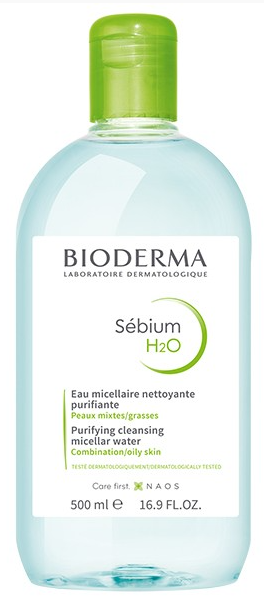BIODERMA - SEBIUM H2O EAU MICELLAIRE 500ML